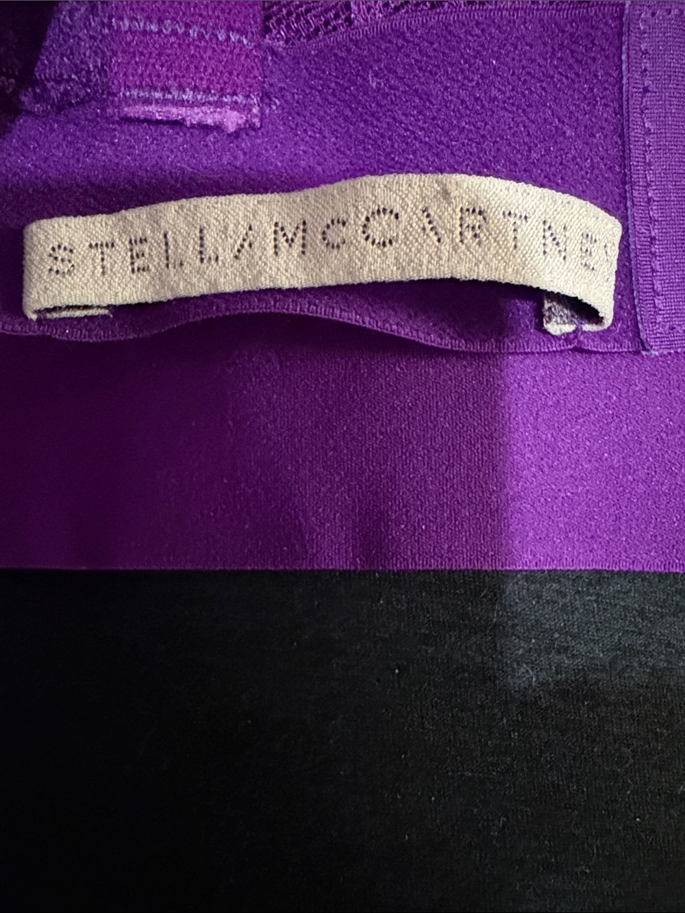 Stella McCartney purple lace bra sz 36B hardly worn euc $80 - Picture 2 of 2